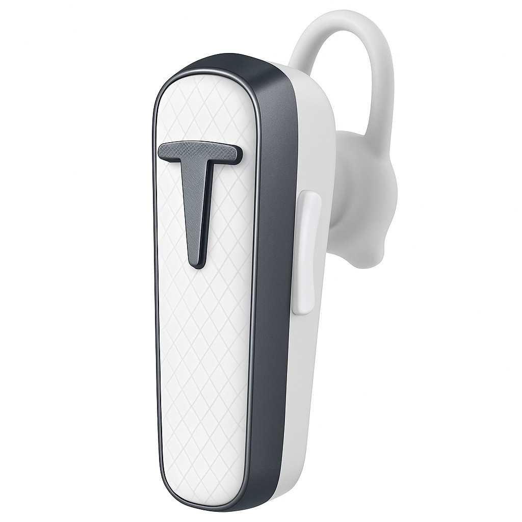 Kucipa Stylish Single Bluetooth Earbud – 12-Hour Battery, White Color