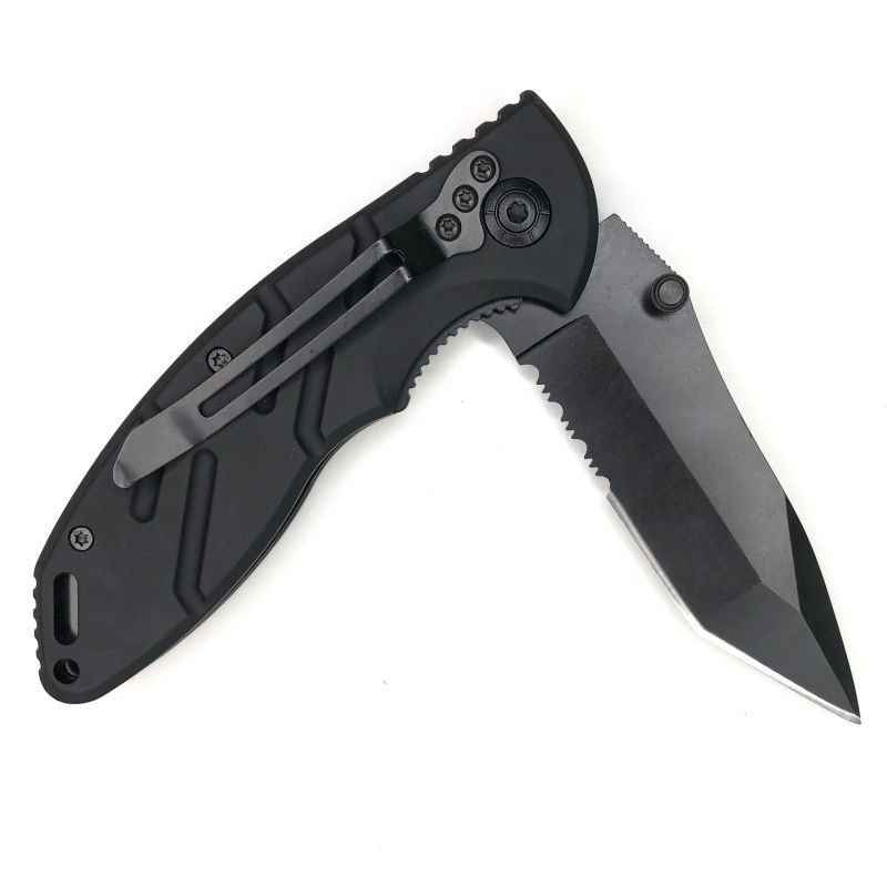 Self defense Folding Knife | 440C Steel Blade, Pocket Clip