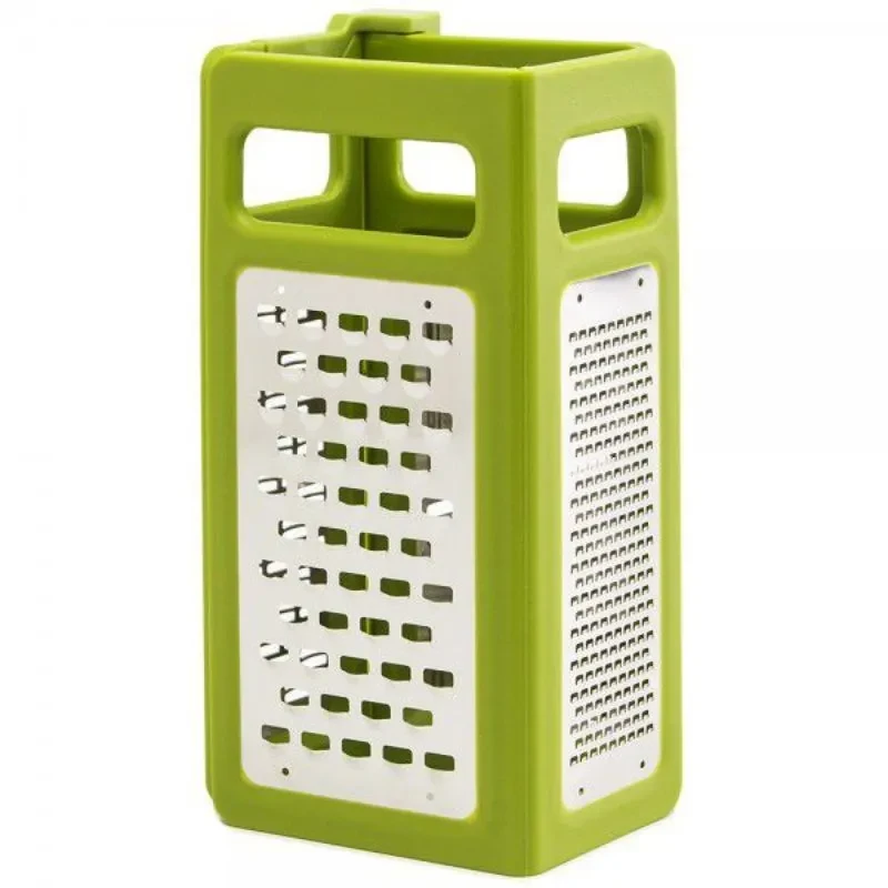 4-in-1 Foldable Box Grater | Slicer, Ribbon Cutter & Shredder for Vegetables, Fruits & Cheese