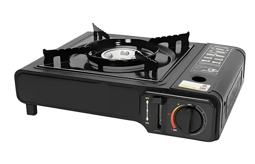 Safy Portable Gas Stove with 4 Butane Canisters