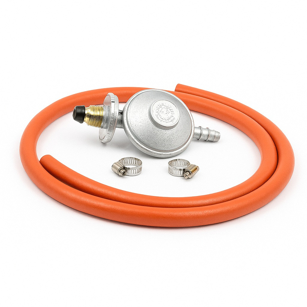 Regulator Set for 3KG, 5KG, 7KG Gas Cylinder with Pipe – Safe and Durable Gas Flow Control
