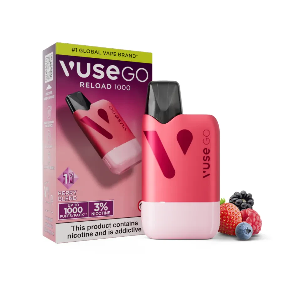 Vuse GO Reload Starter Kit – Red Device + Berry Blend Pod