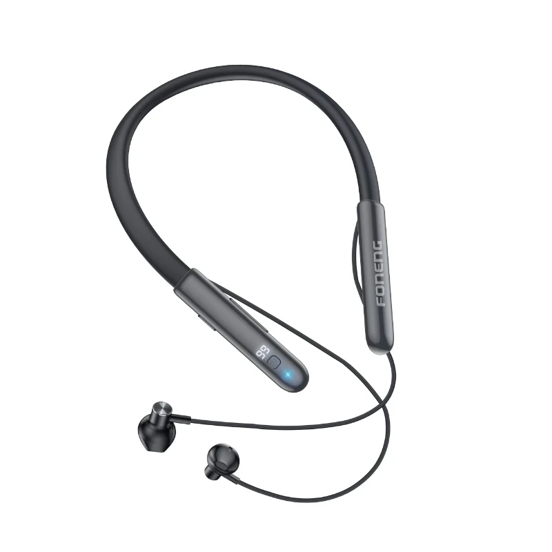 FONENG Digital Display Neckband Bluetooth Earphone BL37